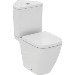 Унитаз-компакт угловой безободковый Ideal Standard i.Life S T459601 - фото 