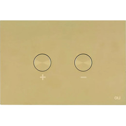 Кнопка смыва Oli Blink (пневматическая), золото - фото 