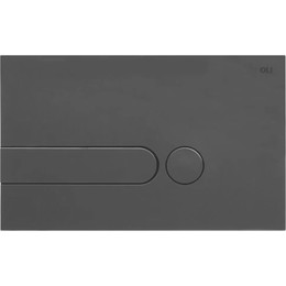Кнопка смыва Oli I-Plate (механическая) 670002, антрацит - фото 