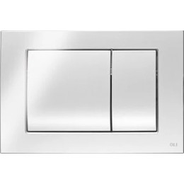 Кнопка смыва Oli Metal dual (механическая) 656006, хром матовый - фото 