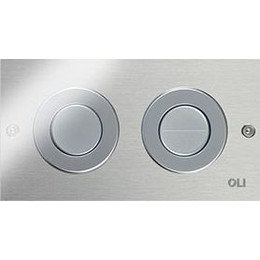 Кнопка смыва Oli Mini Trend (пневматическая) 605294, хром глянцевый - фото 