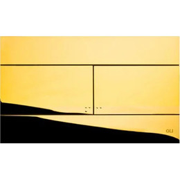 Кнопка смыва Oli Slim (механическая) 154962, золото - фото 