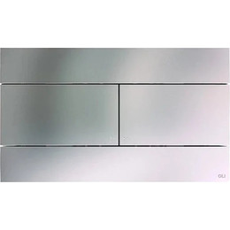 Кнопка смыва Oli Slim Inox (механическая) 057141, хром матовый - фото 