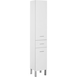 Пенал напольный Aquanet Верона 35 см 187316 L (с бельевой корзиной) белый - фото 