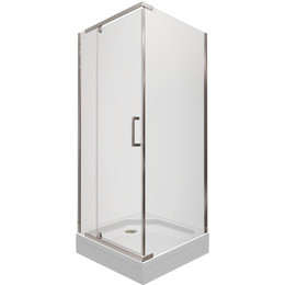 Душевое ограждение Triton Терра 90x90 см, хром/прозрачное - фото 