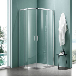 Душевое ограждение Aquatek 100x100 см AQ ARI RO10020CH, хром/прозрачное - фото 