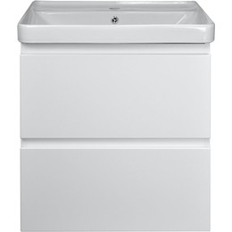 Тумба подвесная с раковиной Azario Мила 60 см CS00080140, белый - фото 