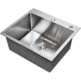 Кухонная мойка Gerhans K35044 1 мм, нержавеющая сталь, Цвет производителя: нержавеющая сталь - фото 