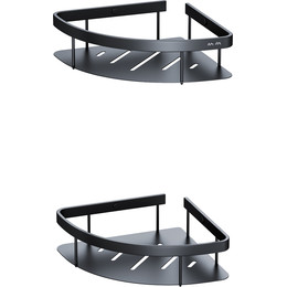 Полка угловая AM.Pm Sense A7454222, цвет чёрный - фото 