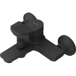 Смеситель для ванны Am.Pm X-Joy F85A10022, черный, Цвет производителя: чёрный - фото 