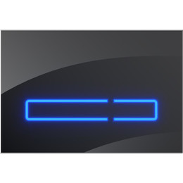 Кнопка смыва Am.Pm Touchless Pro I0450A38, стекло, черный - фото 