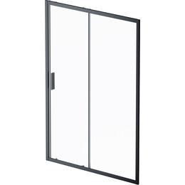 Дверь душевая Am.Pm Gem Solo 140х195 см W90G-140-1-195BT, черный/прозрачное - фото 