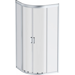 Душевое ограждение Am.Pm Gem 100х100 см W90G-401-100WT, хром/прозрачное - фото 