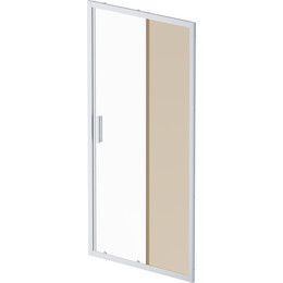 Дверь душевая Am.Pm Gem Solo 100х195 см W90G-100-1-195MBr, хром/бронзовое - фото 