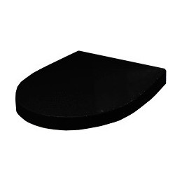 Сиденье с крышкой для унитаза Roca Victoria Nord Black Edition микролифт ZRU9302627 - фото 