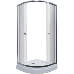 Душевое ограждение Triton Альфа 90x90 см, хром/прозрачное - фото 