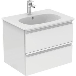 Тумба подвесная с раковиной Ideal Standard Tesi 62 см T0050OV+T3510V1 - фото 