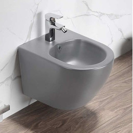 Биде подвесное CeramaLux 2342BDMC, капучино - фото 