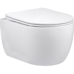 Унитаз подвесной безободковый Vincea Evo VT1-34S с крышкой микролифт - фото 