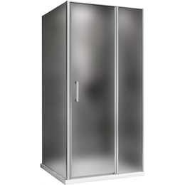 Душевое ограждение Abber Sonnenstrand 100x85 см AG04100MS-S85M, хром/матовое - фото 