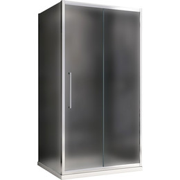 Душевое ограждение Abber Schwarzer Diamant 150x75 см AG30150MH-S75M, хром/матовое - фото 