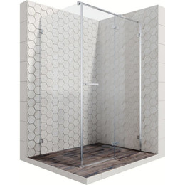 Душевое ограждение Ambassador Abner 120x90 см 10011104R R, хром/прозрачное - фото 