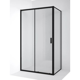 Душевое ограждение Ambassador Forsa 160x80 см 17021222AB-80AB, чёрный/прозрачное - фото 