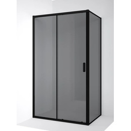 Душевое ограждение Ambassador Forsa 120x110 см 17022218ABB-110ABB, чёрный/тонированное - фото 