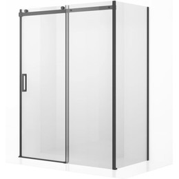 Душевое ограждение Ambassador Benefit 150x120 см 19021204HB-120HB (стекло 8 мм) чёрный/прозрачное - фото 