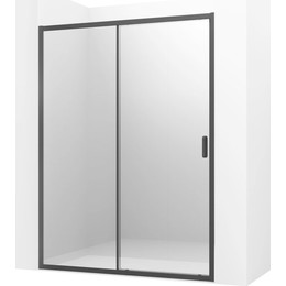 Душевая дверь Ambassador Forsa 150 см 17021221AB, чёрный/прозрачное - фото 