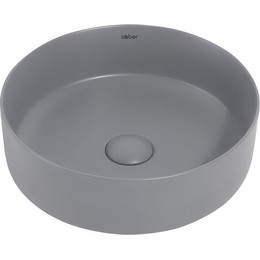Раковина-чаша Abber Bequem 36 см AC2108MG, серый матовый - фото 
