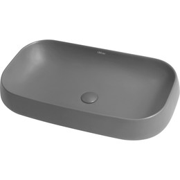 Раковина-чаша Abber Rechteck 71 см AC2210MG, серый матовый - фото 