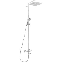 Душевая стойка с термостатом Jacob Delafon Atom E26238-CP - фото 