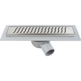 Трап Vincea Say Almira Jasmin Bukle 60 см SAY.605.60.P.BUKLE, хром, Цвет производителя: хром, Размер трапа: 600 - фото 