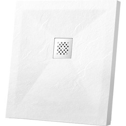 Поддон каменный Vincea 100х100 см VST-4SR1010W, белый матовый - фото 