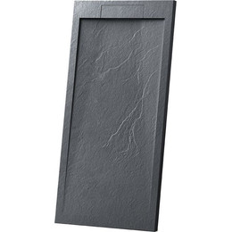 Поддон каменный Vincea 100х80 см VST-4SRL8010A, антрацит - фото 