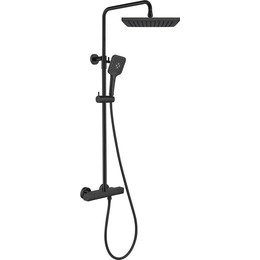 Душевая стойка с термостатом Vincea Next VSFS-1N0TMB, черный матовый - фото 