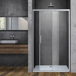 Душевая дверь Vincea Soft 160 см VDS-3SO160CL, хром/прозрачное - фото 