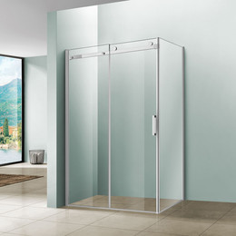 Душевое ограждение Vincea Como 150x80 см VSR-1C8015CL (стекло 8 мм), хром/прозрачное - фото 