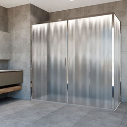 Душевое ограждение Vincea Garda 180x80 см VSR-1G28018CH, хром/шиншилла - фото 