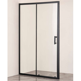 Душевая дверь Taliente 110x195 см TA-110-1CB, черный/прозрачное - фото 
