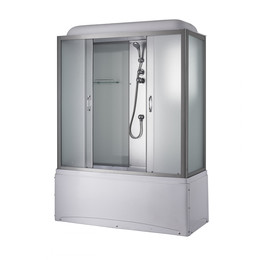 Душевая кабина Taliente 150x70 см TA-15070M, хром/матовое - фото 