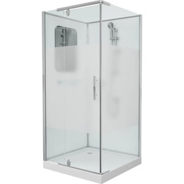 Душевое кабина Grossman Classic 90x90 см GR171QR, хром/матовое - фото 