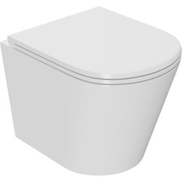 Унитаз подвесной безободковый Point Виктория PN41061 с крышкой микролифт - фото 
