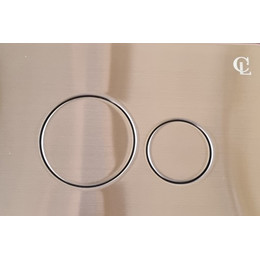 Кнопка смыва CeramaLux DC/2-013, темная бронза - фото 