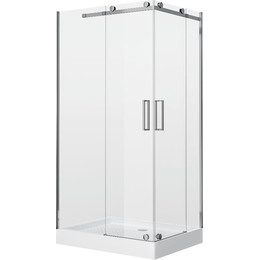 Душевое ограждение Grossman Cosmo 120x90 см GR-1120L L, хром/прозрачное - фото 