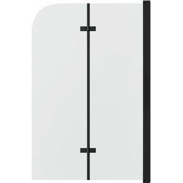 Шторка для ванны Grossman 1100х1500 мм GR-106110BLACK, чёрный/прозрачное - фото 