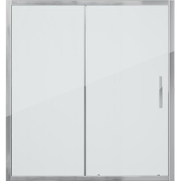 Шторка для ванны Grossman 1700х1400 мм GR-170/2, хром/прозрачное - фото 