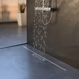 Трап Veconi Slim-line 60 см V600SL, хром глянцевый - фото 