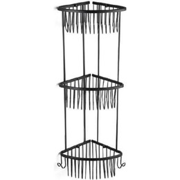 Полка угловая Gappo G331-3, цвет чёрный - фото 